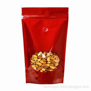 Laminated Printing Plastic Zipper Bag for Food, Customized Styles, Designs Available